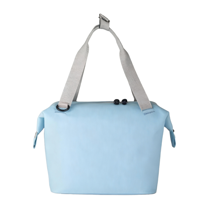 Geantă de voiaj din poliester, impermeabilă, cu curea de umăr crossbody, închidere cu fermoar, capacitate sub 20L