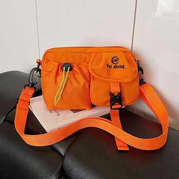 Nylon sportska torba za rame, lagana, vodootporna, unisex, gradski minimalistički stil, jesen 2025
