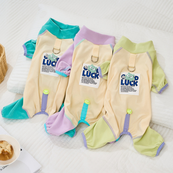 Haină pentru animale de companie patru-picioare, fleece Derong, fără cusături, termică, stil lejer, origine Guangdong