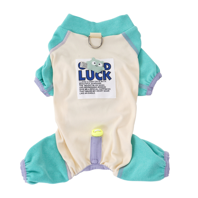 Haină pentru animale de companie patru-picioare, fleece Derong, fără cusături, termică, stil lejer, origine Guangdong