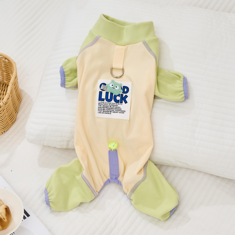 Haină pentru animale de companie patru-picioare, fleece Derong, fără cusături, termică, stil lejer, origine Guangdong