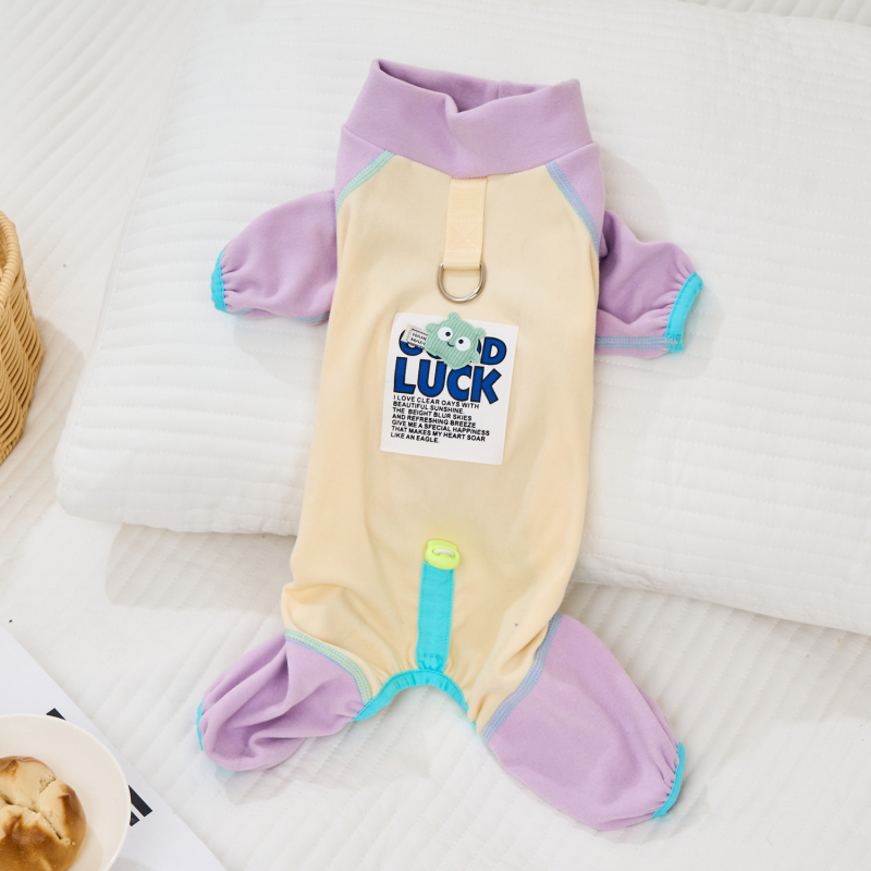 Haină pentru animale de companie patru-picioare, fleece Derong, fără cusături, termică, stil lejer, origine Guangdong