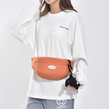 Unisex sportska torba preko tijela, otporna tkanina, poliester podstava, za vanjske sportove, ulični stil