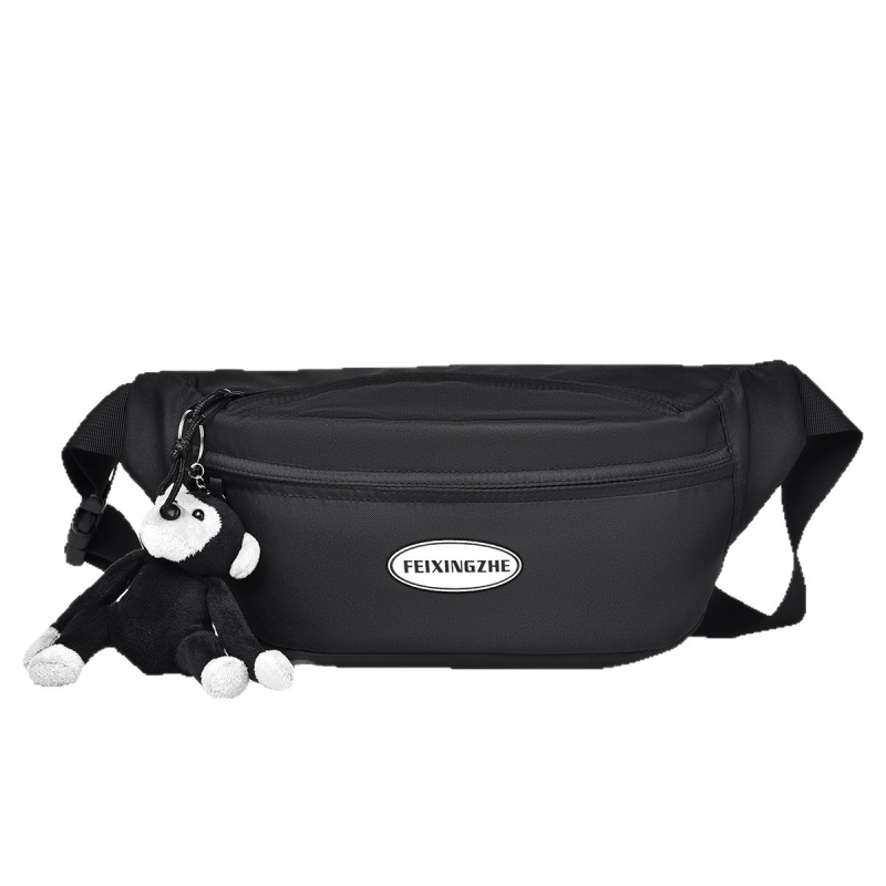 Unisex sportska torba preko tijela, otporna tkanina, poliester podstava, za vanjske sportove, ulični stil