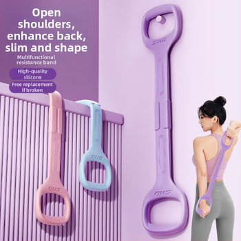 SND Figura-8 napinjač za istezanje leđa i oblikovanje prsiju, PP materijal, opcije 25/30/35 lbs, za žene