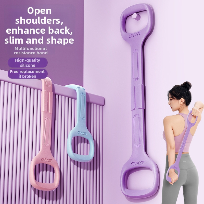 SND Figura-8 napinjač za istezanje leđa i oblikovanje prsiju, PP materijal, opcije 25/30/35 lbs, za žene