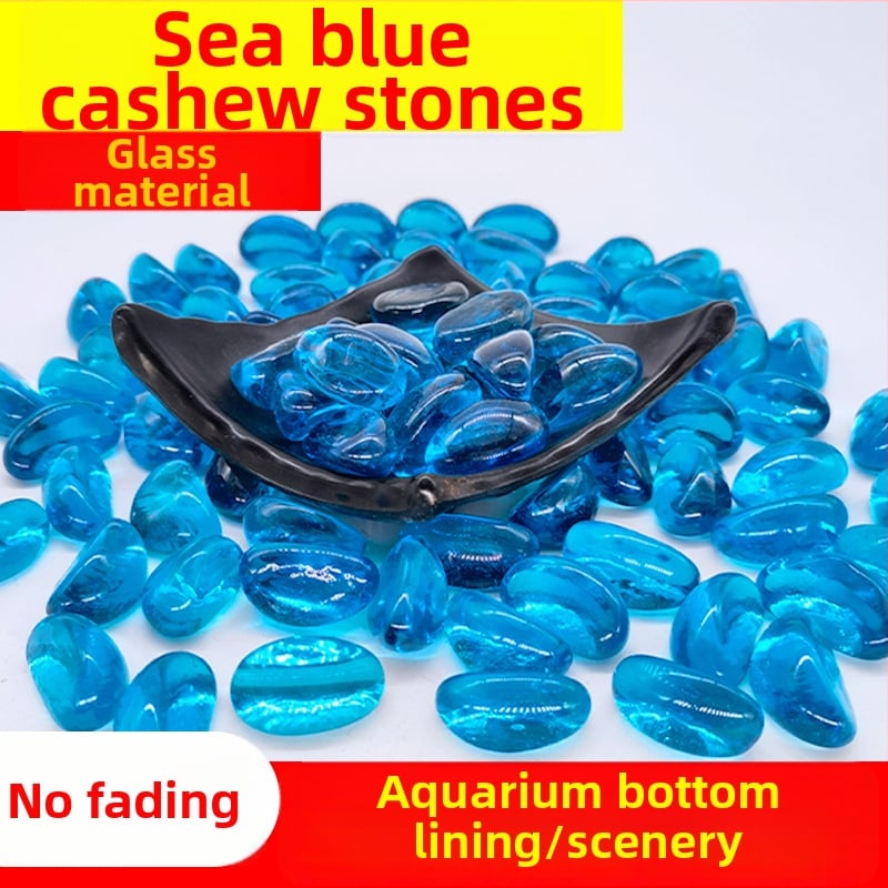 Dno akvarija – krajinski kameni, Cashew kameni, kristalno stakleni pijesak, mikro krajinska dekoracija