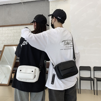 Muška crossbody torba, Craftsman, ulični stil, PU koža, vodootporna, pogodna za 8-inčni laptop, unutarnja pregrada
