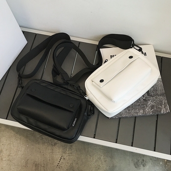Muška crossbody torba, Craftsman, ulični stil, PU koža, vodootporna, pogodna za 8-inčni laptop, unutarnja pregrada