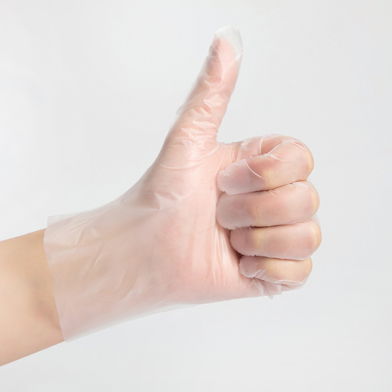 Mănuși de unică folosință din TPE, groase, impermeabile și rezistente la praf, transparente, pentru bucătărie, servicii alimentare, cofetărie și curățenie casnică