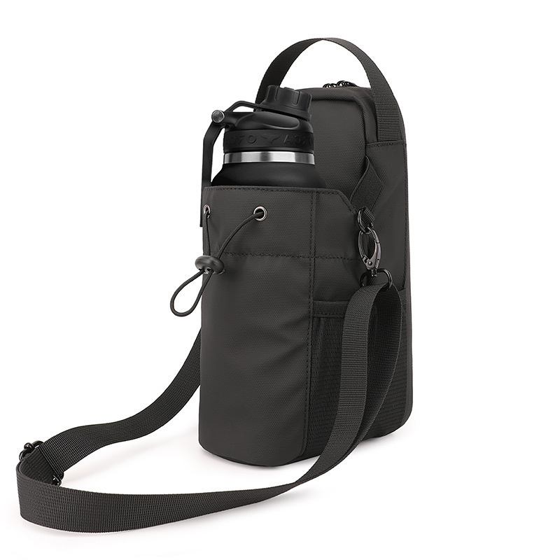 Crossbody torba za gym s magnetskim držačem za bočicu, džep za telefon i ključe, vodootporna i otporna na habanje