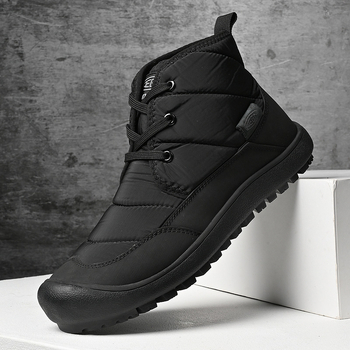 Snježne čizme s umjetnim PU gornjim dijelom, pliš unutrašnjost, protuklizna gumena podstava, vodootporne i tople za zimu