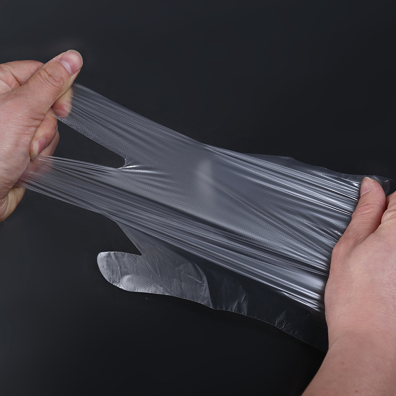 Rukavice za jednokratnu upotrebu od plastike, prehrambene kvalitete, transparentne, debele