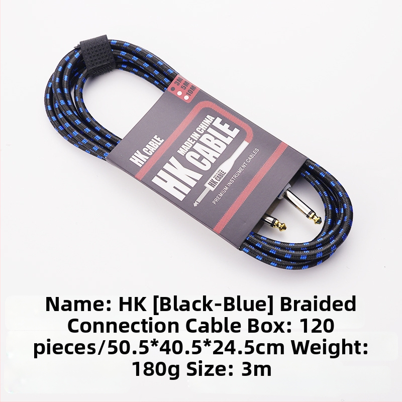 Amans 001 gitárkábel rézmaggal és fonott árnyékolással digitális eszközökhöz