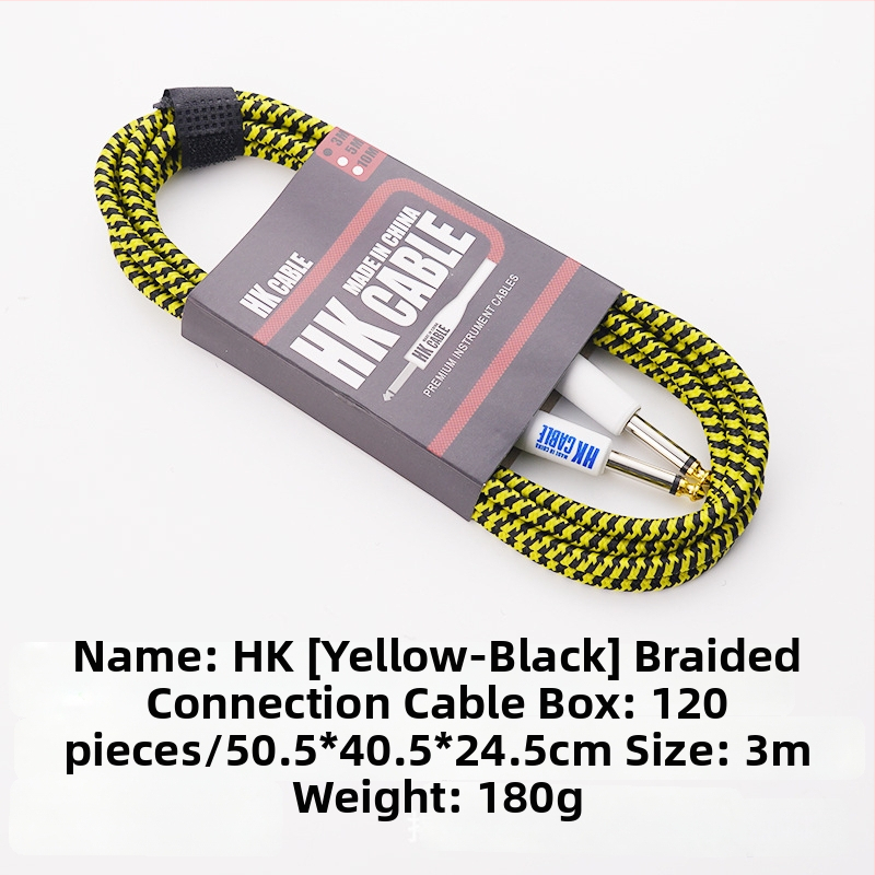 Amans 001 gitárkábel rézmaggal és fonott árnyékolással digitális eszközökhöz