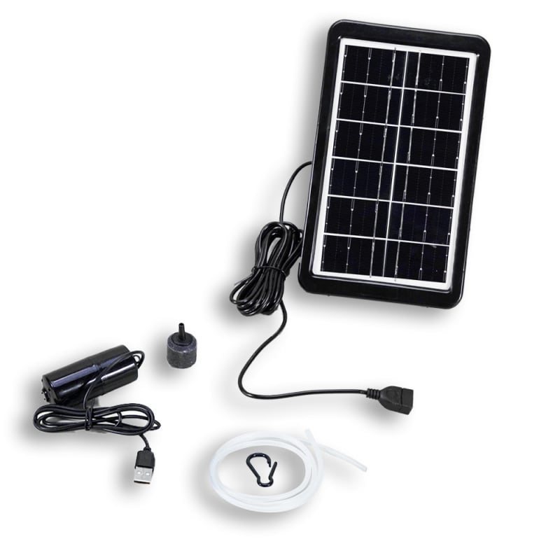 Levana akvarijska vodena pumpa – solarno USB napajanje, mini potopna pumpa za aeraciju (monokrystalni silikon)