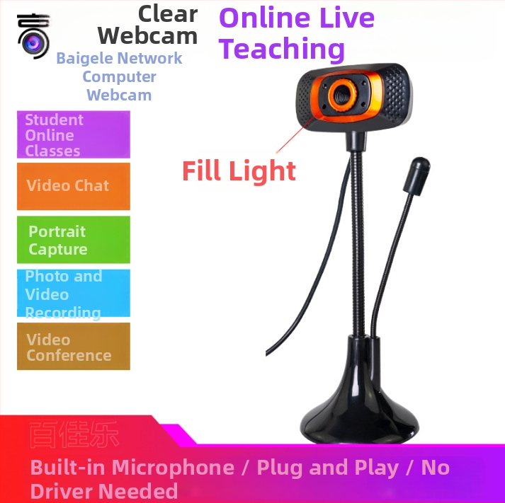 Desktopová USB kamera s 0,8 MP senzorom, maximálne rozlíšenie 1600x1200, 30 FPS, USB plug-and-play