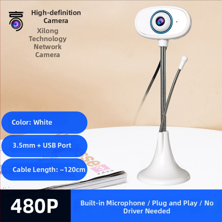 Desktopová USB kamera s 0,8 MP senzorom, maximálne rozlíšenie 1600x1200, 30 FPS, USB plug-and-play