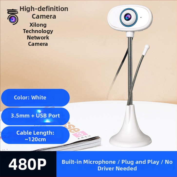 Desktopová USB kamera s 0,8 MP senzorom, maximálne rozlíšenie 1600x1200, 30 FPS, USB plug-and-play