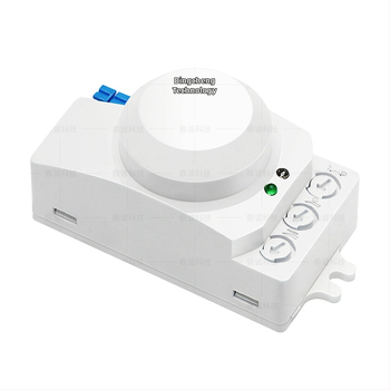 Greenway 5.8G mikrovalni radarni indukcijski senzor – za unutarnje/ vanjsko osvjetljenje, hodnike, škole, trgovačke centre, parkirališta, skladišta; prilagodljivo kašnjenje 8 s–12 min; napon AC100-240V / DC12-24V; CE