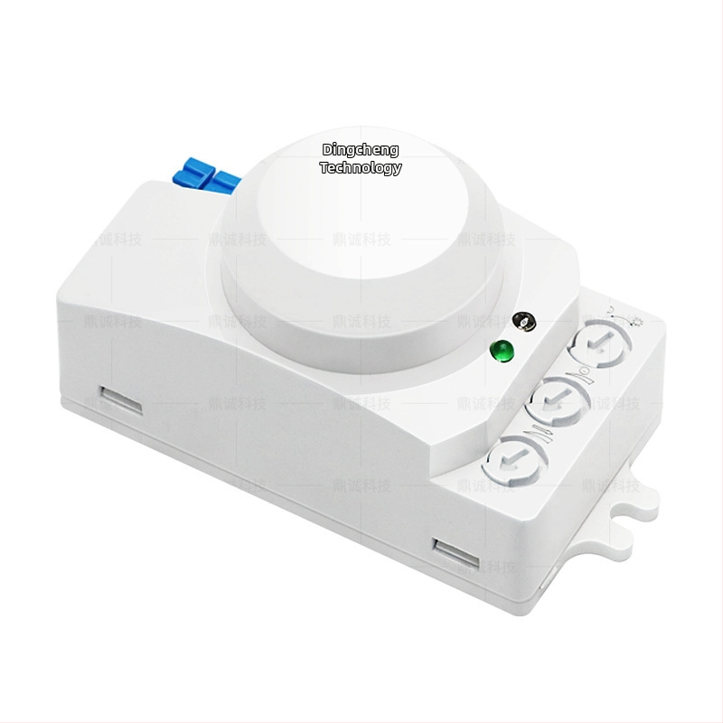 Greenway 5.8G mikrovalni radarni indukcijski senzor – za unutarnje/ vanjsko osvjetljenje, hodnike, škole, trgovačke centre, parkirališta, skladišta; prilagodljivo kašnjenje 8 s–12 min; napon AC100-240V / DC12-24V; CE