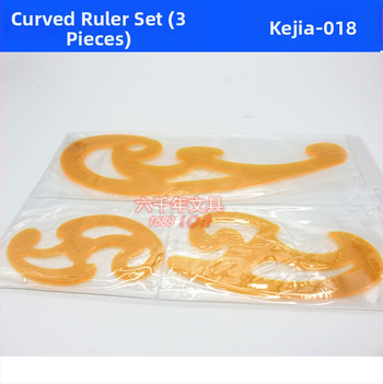 Koga Belsőépítészet tervezési sablon – műanyag, 18 modell, Modell 001-018, Görbült lemez