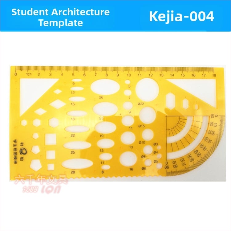 Koga Belsőépítészet tervezési sablon – műanyag, 18 modell, Modell 001-018, Görbült lemez