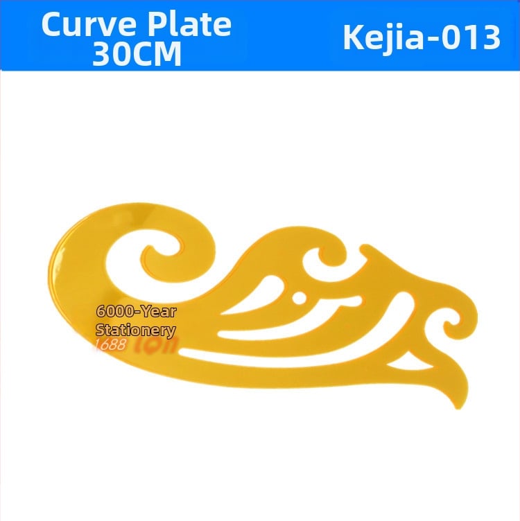 Koga Belsőépítészet tervezési sablon – műanyag, 18 modell, Modell 001-018, Görbült lemez