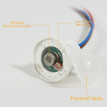 Senzor pokreta za stropno osvjetljenje s infracrvenim senzorom, napajanje 85-265V AC / 9-60V DC, kašnjenje 30 s