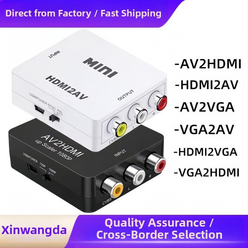 XWD-54 Video pretvarač: AV/VGA u HDTV, rezolucija 1920x1080, bakreno jezgro