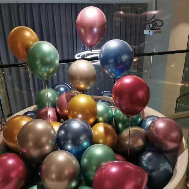 Qiao Bo latexni okrugli ukrasni balon s otisnutim logotipom