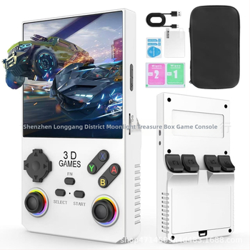 Prenosná herná konzola s otvoreným Linux systémom, 256 GB pamäť, bezdrôtové pripojenie, Android platformy podpora, MP4 prehrávač