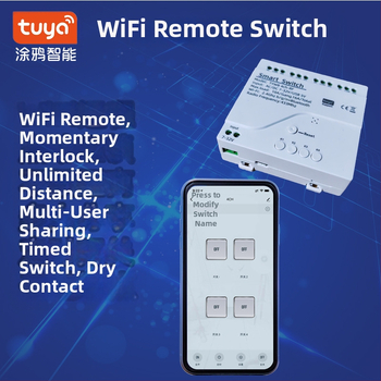 Yuelsmart 4-kanalni WiFi DIY timer modul s daljinskim upravljačem
