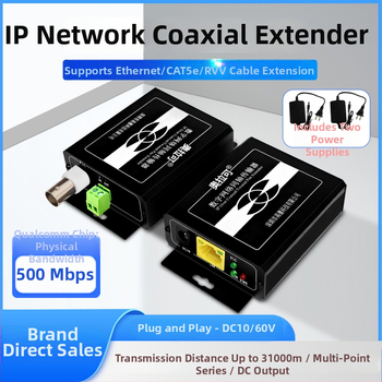 Video pretvarač — koaksijalni transmiter/ekstenzija za PLC mrežu lifta, 720p, Udaljeno buđenje nije podržano, Upravljanje napajanjem nije podržano, Model 705