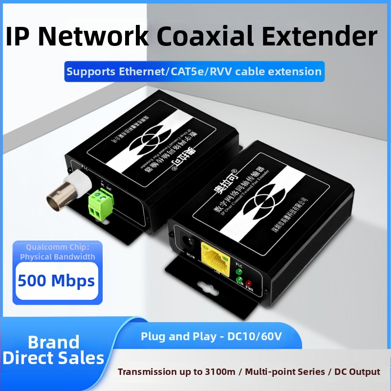 Video pretvarač — koaksijalni transmiter/ekstenzija za PLC mrežu lifta, 720p, Udaljeno buđenje nije podržano, Upravljanje napajanjem nije podržano, Model 705