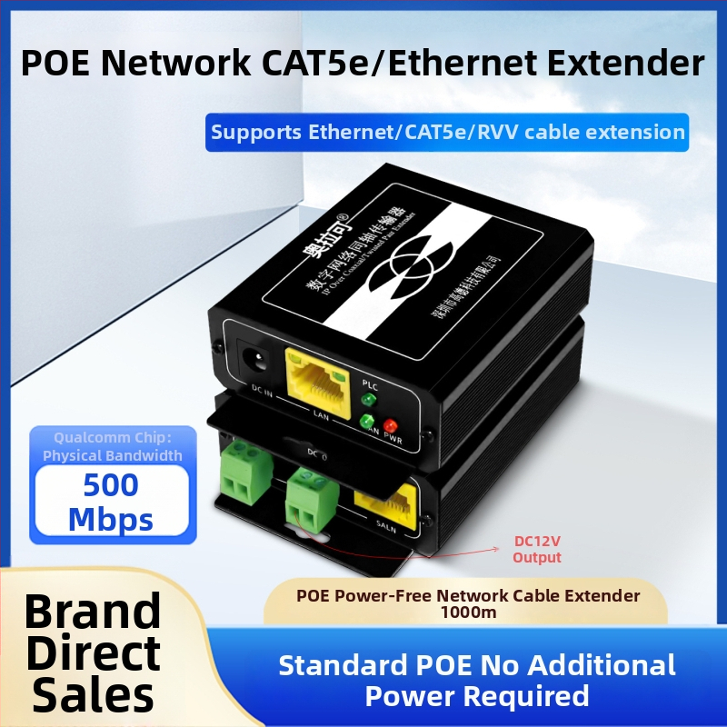 Video pretvarač — koaksijalni transmiter/ekstenzija za PLC mrežu lifta, 720p, Udaljeno buđenje nije podržano, Upravljanje napajanjem nije podržano, Model 705