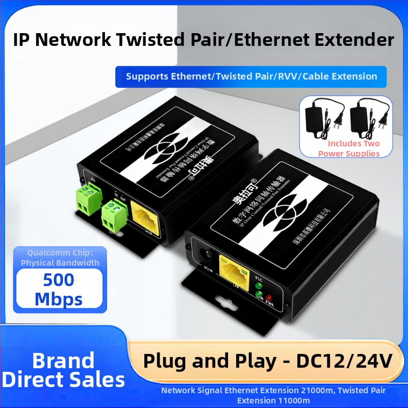 Video pretvarač — koaksijalni transmiter/ekstenzija za PLC mrežu lifta, 720p, Udaljeno buđenje nije podržano, Upravljanje napajanjem nije podržano, Model 705