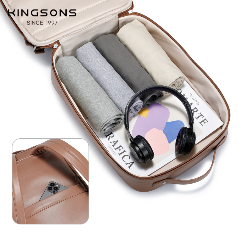 PU ruksak, gradski minimalistički stil, kapacitet 20–35 L, s krivom naramenicom