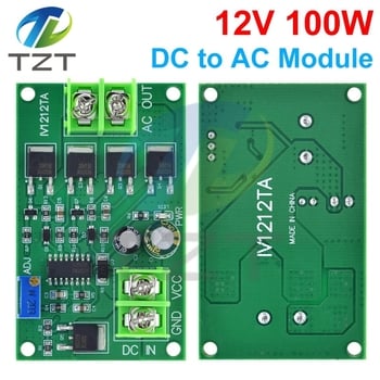 Placă de control pentru invertor DC-AC, 12V, 100W, undă pătrată, modul DC-AC, tip punte mică
