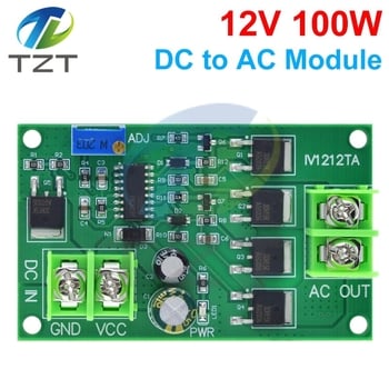Placă de control pentru invertor DC-AC, 12V, 100W, undă pătrată, modul DC-AC, tip punte mică