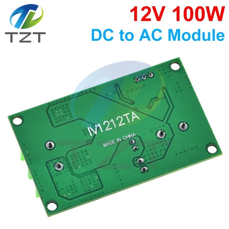 Placă de control pentru invertor DC-AC, 12V, 100W, undă pătrată, modul DC-AC, tip punte mică