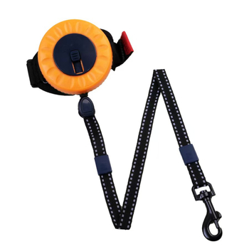 Xinmeilong Lesă de mână pentru animale de companie – Lesă automată retractabilă pentru pisici, din plastic