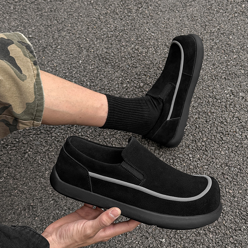 Muške čizme za snijeg od flisa, Slip-On, gumeni potplat, unutarnja obloga od flisa, 64105