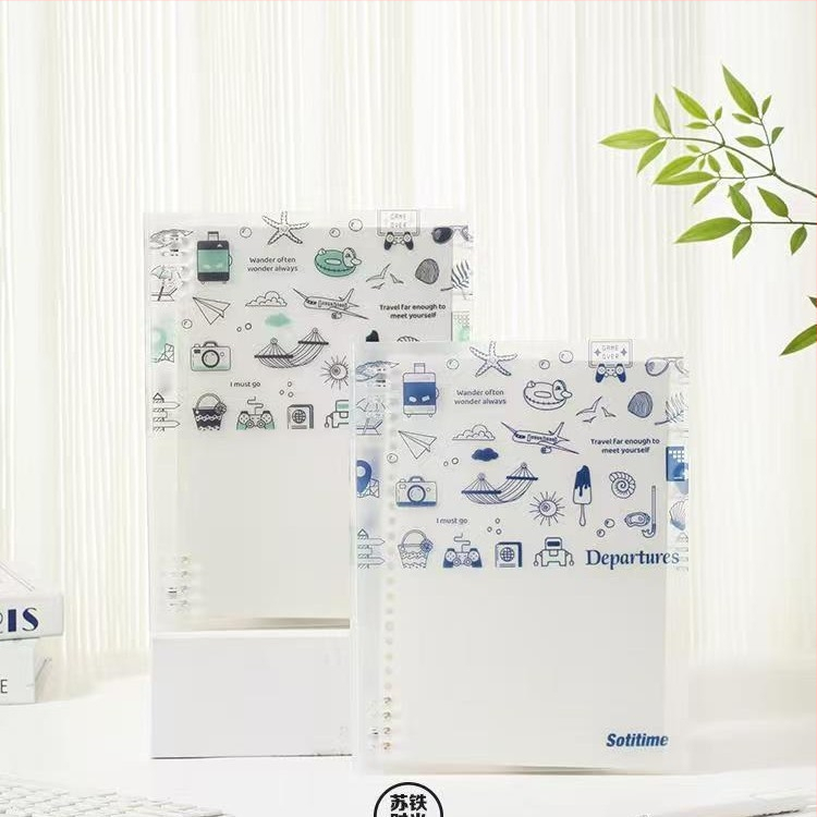 Cycad Time Bilježnica s 26 rupa, 40 stranica, unutarnje stranice PVC/PP, papir 80 g