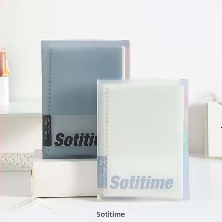 Cycad Time Bilježnica s 26 rupa, 40 stranica, unutarnje stranice PVC/PP, papir 80 g