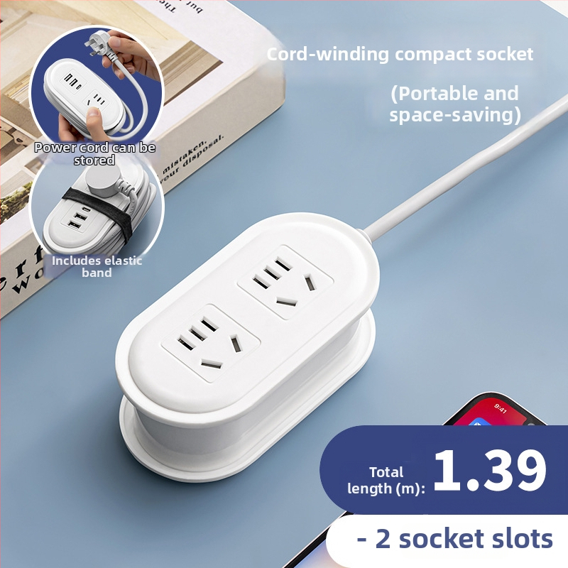 Cestovná zásuvka s USB nabíjaním, nočným osvetlením a skladovacím zásobníkom na kábel; napätie 110-250V, výkon až 2500W, meď vodiče, puzdro PP, CCC certifikát