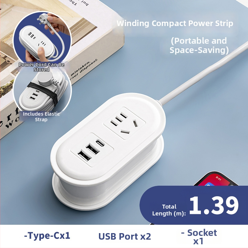 Cestovná zásuvka s USB nabíjaním, nočným osvetlením a skladovacím zásobníkom na kábel; napätie 110-250V, výkon až 2500W, meď vodiče, puzdro PP, CCC certifikát