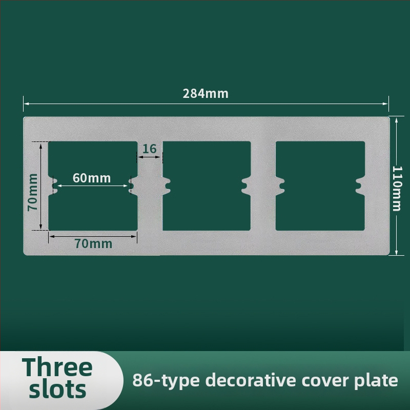Meigelin Zásuvkové príslušenstvo — Dekoratívny tesniaci prvok pre 86-typu spodnú skrinku na stenu, na zakrytie švov