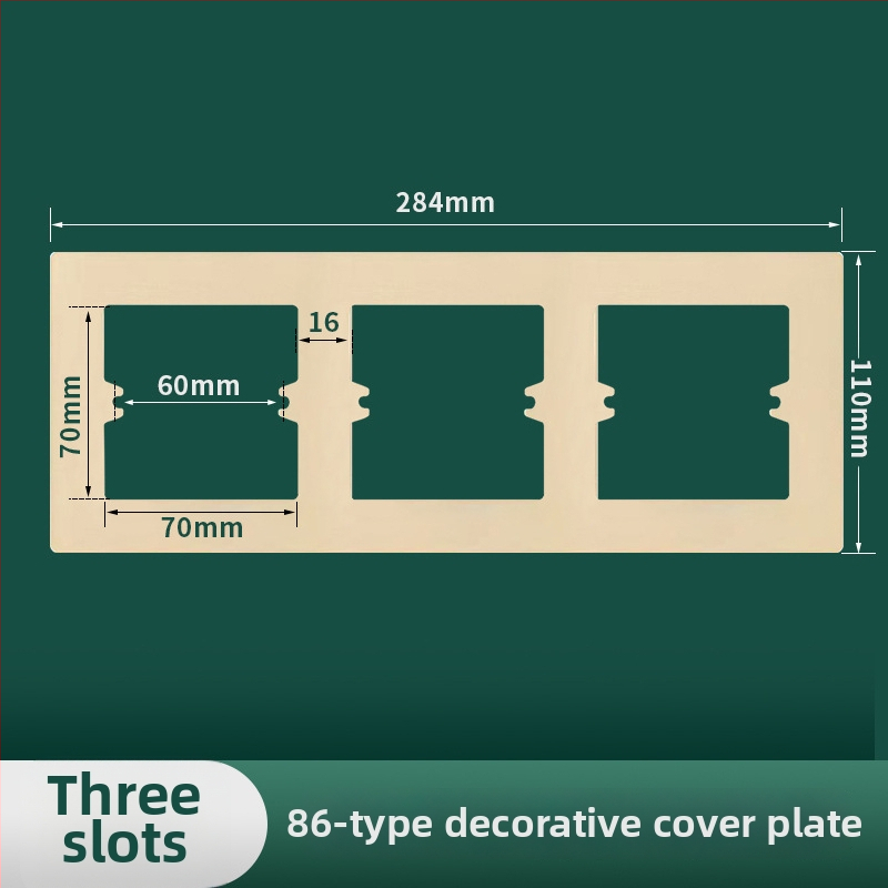 Meigelin Zásuvkové príslušenstvo — Dekoratívny tesniaci prvok pre 86-typu spodnú skrinku na stenu, na zakrytie švov