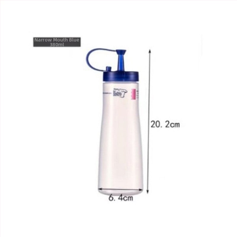 TAKEYA sticlă din plastic pentru sos presat | potrivită pentru condimente lichide | material: rășină de polietilenă și oțel inoxidabil | design modern minimalist | lansare 2025